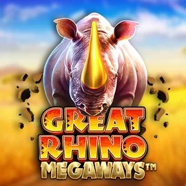 Slots logo of Great Rhino Megaways from Pragmatic Play at Ruhtinas Casino